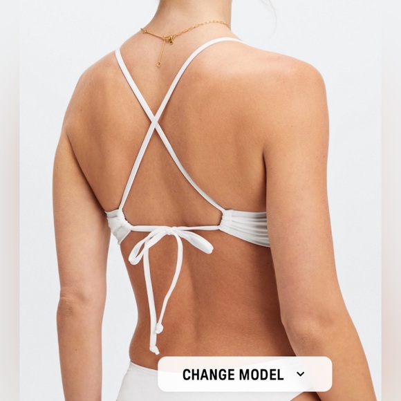 Fabletics 2 piece scoop neck swim suit - Picture 3 of 6